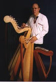 John Kovac showing his 3 harps you can make using his Harmaking Made Simple plans book found at www.johnkovac.com