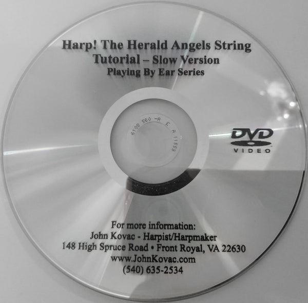 DVD - LEARNING COMPANION: "Harp! The Harold Angel's Strings" CD